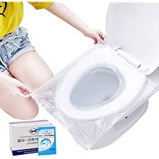 Within this disposable toilet seat covers, you can be protected well from any dirt or bacteria from public toilets. Amazon Com 50 Pack Disposable Plastic Toilet Seat Cover Waterproof And Non Slip Individually Wrapped For Travel Perfect For Potty Training Ideal For Adults Health Personal Care