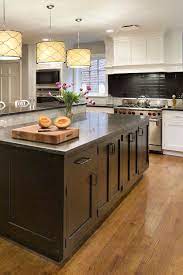 The dark gray with white countertops is perfect for anyone looking to have a simple, clean look for their kitchen. 50 Black Countertop Backsplash Ideas Tile Designs Tips Advice