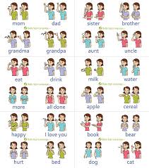 baby sign language chart self print version the printable