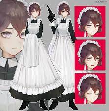 無料フリー素材】メイド 通常・銃装備ポーズ差分あり - 仲秋司のBOOTH - BOOTH