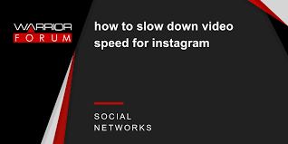 In the toolbar at the bottom of the screen, scroll to the right and select speed. How To Slow Down Video Speed For Instagram Warrior Forum The 1 Digital Marketing Forum Marketplace