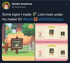 Updated Finally Found The Super Cute Signs For The Wooden Sign Post After 6 Hours Of Looking Worth It In 2020 Animal Crossing Qr Animal Crossing Wooden Sign Posts