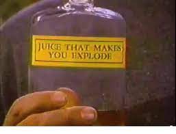 Explode your string into an array and then append the separator onto each element of the resulting array. Juice That Makes You Explode Dank Meme On Me Me