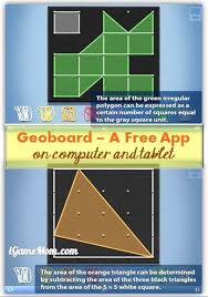 Free App Geoboard Making Math And Geometry Fun Igamemom Kids App Math For Kids Homeschool Math