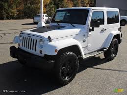 Bright White 2012 Jeep Wrangler Sahara Arctic Edition Jeep Wrangler 2012 Jeep Wrangler Jeep