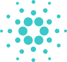 Digital currency cardano, a logo with an abstract dots. Cardano Ada Logo Vector Svg Free Download