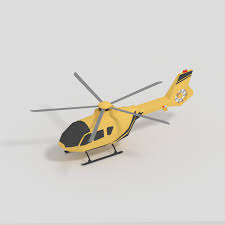 Low Poly Helicopter Low Poly 3d Models Low Poly Game Character Design