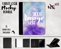 Tablet Case Mockup Template Bundle Add Your Own Background Etsy Free Packaging Mockup Tablet Case Mockup Free Psd