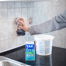 Even a backsplash in the kitchen, which may be exposed to a small amount of moisture, can be put up over drywall. Painting Tile Backsplash Bye Bye Ugly Kitchen Tiles Sustain My Craft Habit