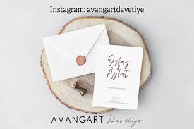 Muhurlu Zarf Davetiye Modelleri Davetiye Dugun Instagram