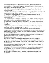 Who is credited with the the awesome nature of electricity is overwhelming. Chapter 8 Magnetism And Its Uses