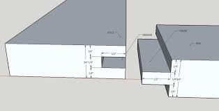 Create the tenons in the rails. How To Build Flat Panel Cabinet Doors With Your Table Saw