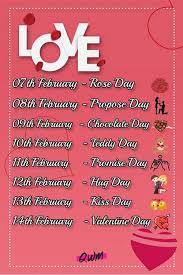 In the united states it is observed on the first sunday of august. Valentine Week 2021 February Special Days 7 Feb 21 Feb List