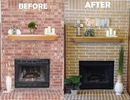 32 ways to refresh a brick fireplace. Brick Fireplace Makeover Before And After Ideas And Cool Makeovers