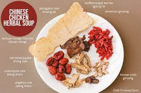 Chinese Chicken Herbal Soup Recipe Herbal Chicken Soup Chinese Cuisine Recipes Herb Soup