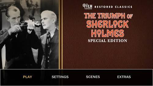 The Sherlock Holmes Vault Collection Blu-ray - Arthur Wontner