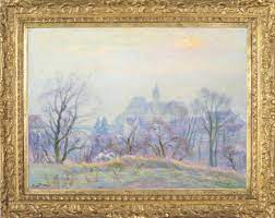 Henri Pailler (1876-1954) - Snow at Triel sur Seine Yvelines - Ref.88505