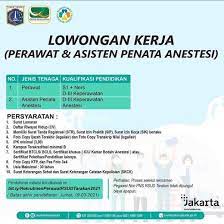 Profil jabatan fungsional pegawai negeri sipil 2017.badan kepegawaian negara. Perawat Dan Asisten Penata Anestesi Rsud Tarakan Jakarta Atmago