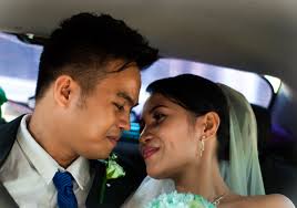 Amateur wedding photography