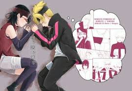 Boruto and sarada naruto uzumaki sasuke fanart boruto naruto next generations rwby princess zelda anime fictional characters. Foto Boruto Dan Sarada Romantis Foto Mania