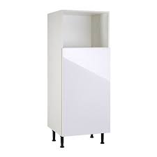 Caisson de cuisine gris cooke et lewis : Meuble De Cuisine Gossip Blanc Facade 1 Porte Caisson L 60 Cm Castorama