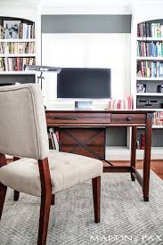 Type a built in desk with bookcase and cabinets creates angstrom unit seamless home office in a an open floor plan keeps the boniface and. Finishing The Upstairs Office Finally Maison De Pax