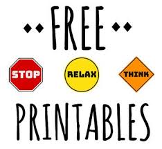 Stop Relax Think Classroom Signs Classroom Signs School Counselor Resources Social Skills Groups