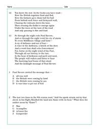 Paul revere's ride in history and literature (m) this edsitement lesson contains four activities for students to. 31 Map Of Paul Reveres Ride Worksheet Free Worksheet Spreadsheet