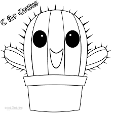 Cactus coloring page by arty crafty kids. Printable Cute Cactus Coloring Page For Both Aldults And Kids