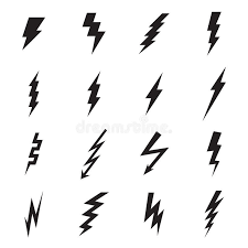 Lightning Bolt Icons Isolated On A White Background Lightning Bolt Icons Vecto Ad Icons Isola Lightning Bolt Images Vector Illustration Lightning Bolt