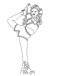 Click on a cheerleader coloring picture below for the printable cheerleaders page. Printable Cheerleader Coloring Pages In 2021 Cheerleading Stunt Cheerleading Hard Cheerleading Stunts