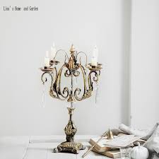 See more ideas about vintage candle holders, candle holders, glass. 4 Arms Beautiful Antique Gold Metal Candle Holder Shabby Chic Candelabra With Crystals Candle Holders Aliexpress