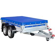 Uv and flame retardant treated material,welded hem at the bottom,100% heat sealed for better waterproof,finished with buckle set, roller ball bearing,logo printing,at the same time,we supply full set accessories,such. Fixkit Trailer Tarpaulin Flat Cover With Rubber Belt For Car Trailer 2090x1340x50mm Blue Buy Online In Andorra At Andorra Desertcart Com Productid 146696920