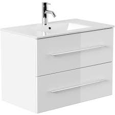 Meuble Salle De Bain Mars 600 Slimline Aspect Beton 4251461503753
