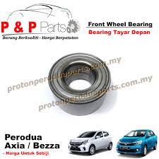 Harga sebiji tayar kereta myvi. Front Wheel Bearing Tayar Depan For Perodua Axia Bezza 1 Biji Shopee Malaysia