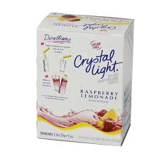 Crystal Light Powdered Sugar Free Raspberry Lemonade Drink Mix Single Serve Shelf Stable 30 Ct Box 4 Case Cartnut Com