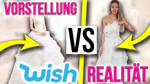Brautkleider gibt es in so vielen verschiedenen variationen, wo soll. Kostenlose Dinge Bei Wish Bestellt Brautkleid Vorstellung Vs Realitat Xlaeta Youtube