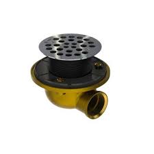 The slimline shower base incorporates a low profile design for a sleek modern look. Drain Shower 1 1 2 Outlet Brass Low Profile Round Top Side Disc Shopmarketnet