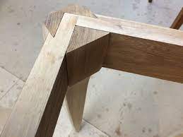 A Perfect Way To Fix Legs In A 45 Degrees Angle Very Stong Wood Corner Joints Wood Wood Diy