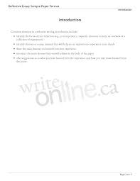 Reflective essays are often used for admissions to colleges and universities, which means you have probably already written one, whether you know it or not. Write Online Reflective Writing Writing Guide How Do I Get Started