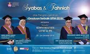Dewan agong tuanku canselor (datc) universiti teknologi mara 40450 shah alam. Tarikh Konvokesyen Uitm 2018 Englndzrew