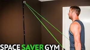 How to make a diy door anchor for resistance bands. Space Saver Gym Resistance Bands Wall Anchor At Home Workout Youtube
