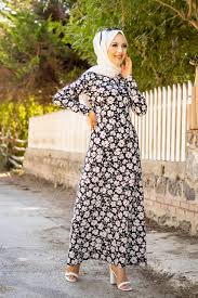 Maybe you would like to learn more about one of these? Robe Longue A Fleurs Pour Femme Vetement Hidjab Pas Cher En Ligne Couleur Noir Pret A Porter Et Accessoires