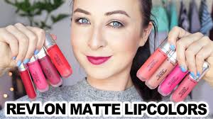 Spend $20 get a $5 gift card on select beauty care items. Revlon Ultra Hd Matte Lip Color Review Swatches All 8 Shades Youtube