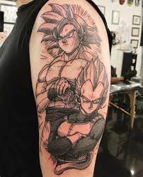 Describing different tattoo styles and techniques sin on. Dragon Ball Z Goku And Vegeta Tattoo