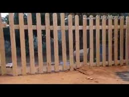 صنع سياج خشبي للحديقة المنزلية Youtube