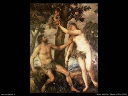 In 1554 this painting and the companion painting were given as a present from queen christina of sweden to king philipp iv. Adamo Ed Eva Storia E Opere D Arte