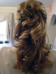 Braided Curled Wedding Hair Half Mother Of The Bride Hair Hair Styles