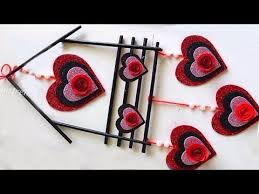 Handmade Homemade Simple Birthday Wall Decoration At Home Diy Unique Wall Hanging Ideas With Newspaper Best Out Of Waste Easy Wall Decorations Ideas Yo Simple Wall Decor Paper Wall Decor Handmade Wall Hanging