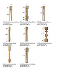 Serving tables with this leg make wonderful complements to dining tables with legs from the same farmhouse family. Farmhouse Style Turned Dining Table Legs